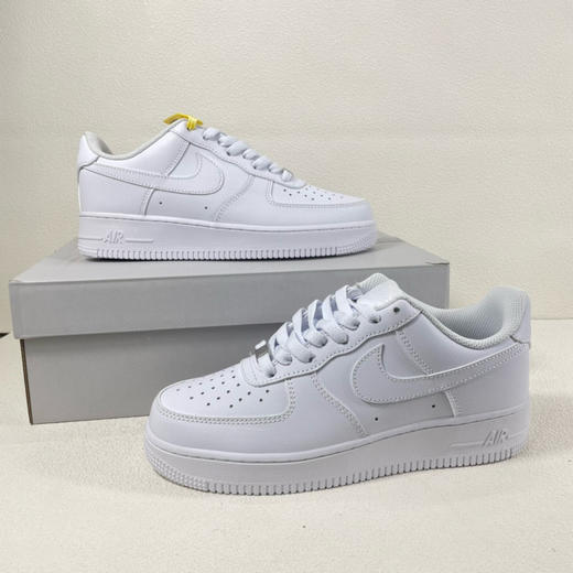 夏日特惠💰330 Nike Air Force 1 MID  '07 空军一号 全白低帮休闲运动板鞋 商品图8