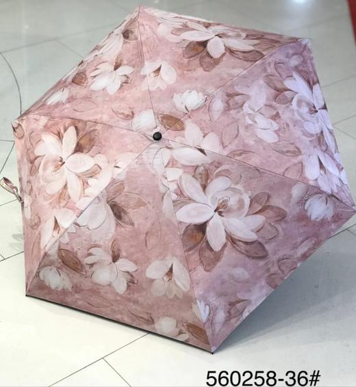 优品堂【雅致炫彩】五折黑胶防晒防紫外线伞 商品图10