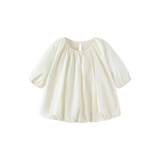 【mini亲子 大人款】迷你巴拉女童短袖衬衫夏季纯棉甜美母女装衬衫 商品图4