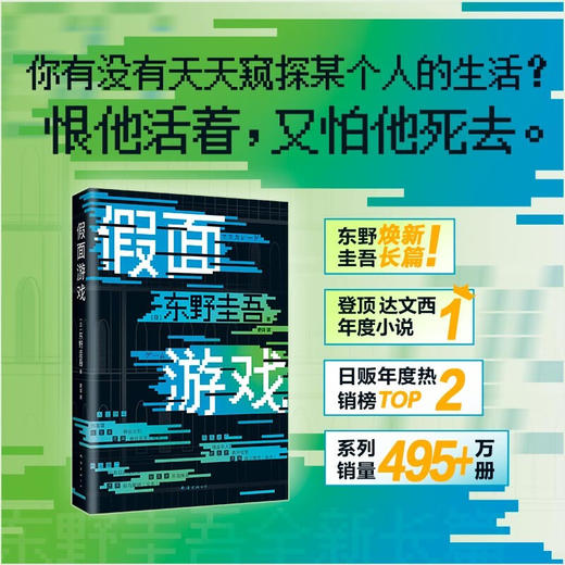 东野圭吾：假面游戏 2024重磅新作 你有没有天天窥探一个人的生活？恨他活着 又怕他死去 商品图1
