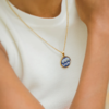心艺手作：“努苏姆”系列项链 Moonshell Gold Nuusum Necklace in Blue/Pink/Teal 商品缩略图8