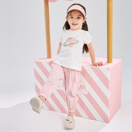 笛莎Deesha 女童套装2024年新款时尚套装 商品图1