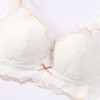 都市丽人自然舒适内衣女蕾丝文胸B杯适穿3/4杯薄款软钢圈三排扣LB42C4 商品缩略图4