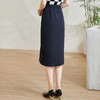 米思阳2026春季新款通勤气质简约风半身裙修身开叉纯色包臀裙1012 商品缩略图2
