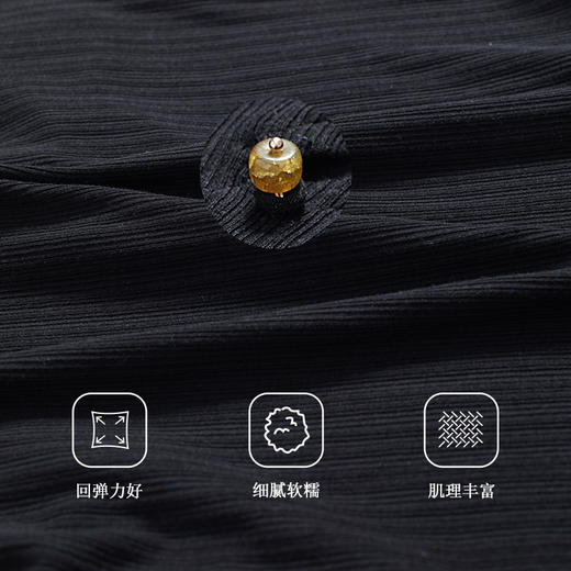 西遇新中式改良旗袍短袖T恤女夏季新款优雅正肩江南美人上衣D1440967 商品图4