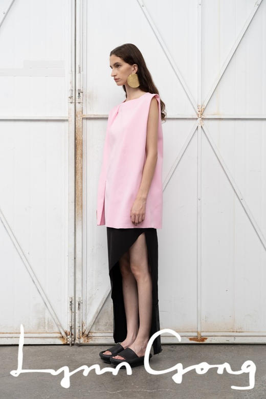 斜切拼牛仔半裙 商品图1