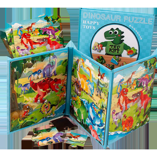 【品牌直发 骨折亏清❗️39.9任选3本】孩子的第一套启蒙认知书 幼儿园认知身体结构磁性拼图 人体结构/交通/恐龙/动物/水果等 商品图2