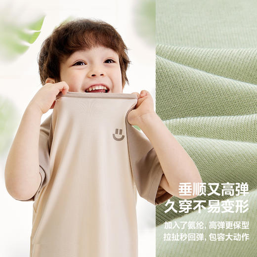 【mini亲子·儿童款 植物芯天丝】迷你巴拉男女童睡衣家居服套装 商品图3