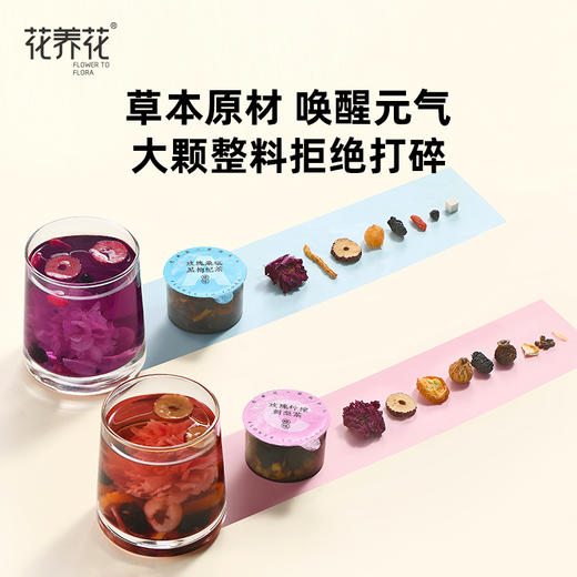 【拍1发4】早c晚a茶小罐装茶礼盒500g（30罐）玫瑰柠檬刺梨茶+玫瑰桑葚黑枸杞茶【下单送：手提袋*1+茶包袋*30枚+重瓣红玫瑰12g*1盒】 商品图5