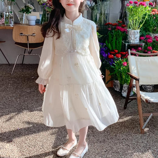 裁缝学苑TQ110新中式汉服公主裙女童连衣裙纸样儿童裙子唐装国风打板 商品图4