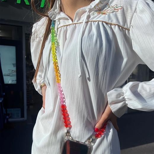 北京仓｜La môme bijou-RAINBOW-泡泡 彩虹 长款 手机链［法国设计师］ 商品图0