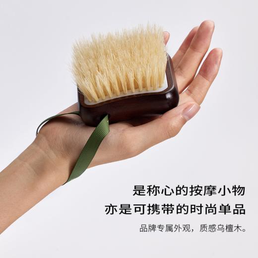 【首品专享】浴见-乌檀木长柄沐浴刷/乌檀木手持干刷 洗澡刷 商品图2