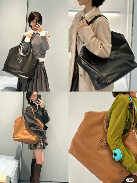 43-7 原版皮 miu大号tote 商品图0