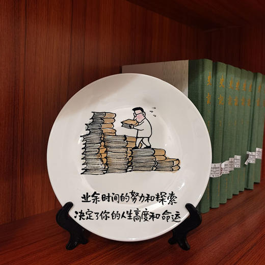 小林漫画  装饰画 摆盘 漫画国画   客厅玄关装饰摆件 商品图6