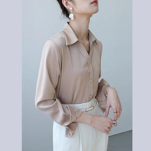 裁缝学苑AQ261翻领长袖衬衫纸样女装衬衣新款法式上衣版型 商品图4