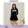 MAXRIENY法式复古丝绒烫钻裤裙廓形a字短裤秋款华丽精致感热裤(货号:MS87PA515) 商品缩略图0