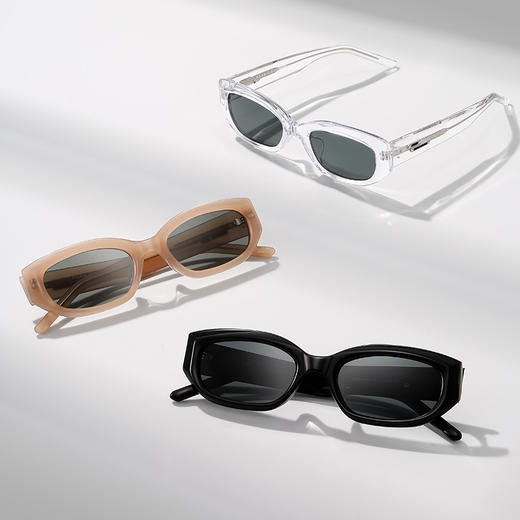 普莱斯新款太阳镜PBS24006A 摩登猫眼复古风潮 优质板材镜框 TAC偏光镜片 修颜宽边镜腿 男女同款 四色可选 商品图5