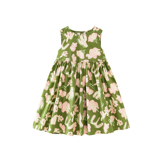 【纯棉浪漫女童背心连衣裙】迷你巴拉儿童俏皮蝴蝶造型公主裙 商品图4