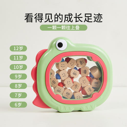 【赠标签贴+胎发收纳瓶】宝宝乳牙收纳盒储蓄罐 婴儿胎毛胎发收藏盒牙齿纪念盒 见证宝贝成长 商品图2