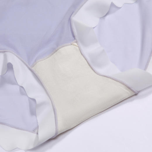 都市丽人健康系列薄透丝滑内裤女冰丝女士内裤速干中腰平角内裤LK45B8 商品图8