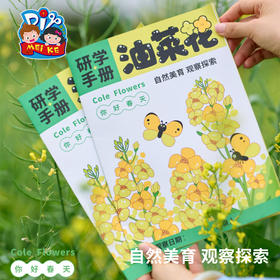 户外春天油菜花研学手册手工diy儿童制作材料包幼儿园自然美育