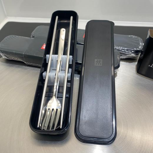 D203双L人食品级不锈钢又筷勺套装 商品图0