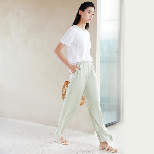 IN AND ON 凉爽丝滑飘逸云朵裤 52162 商品图5