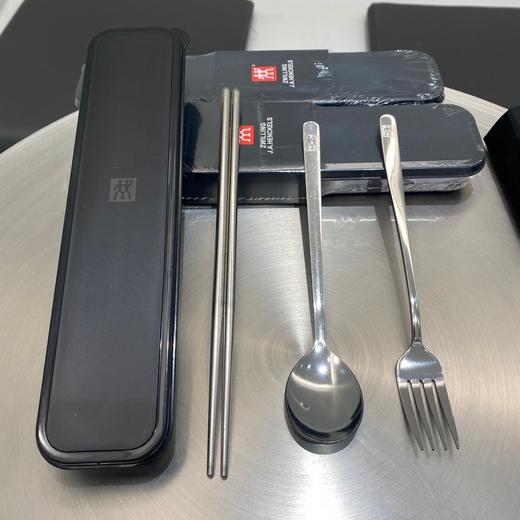 D203双L人食品级不锈钢又筷勺套装 商品图1