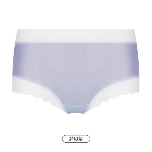 都市丽人健康系列薄透丝滑内裤女冰丝女士内裤速干中腰平角内裤LK45B8 商品图12