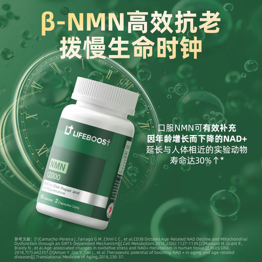 【NMN新加坡直邮】NMN12000 胶囊 商品图2