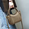 小托特包 | VINEY含牛皮斜挎菜篮子水桶轻奢大容量手提小包V90627 商品缩略图10
