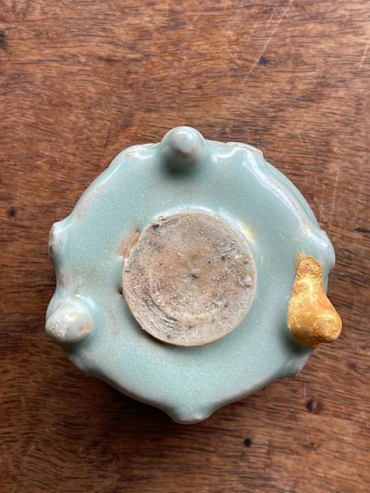 龙泉窑粉青釉鼓型三足炉，顺丰包邮 商品图5