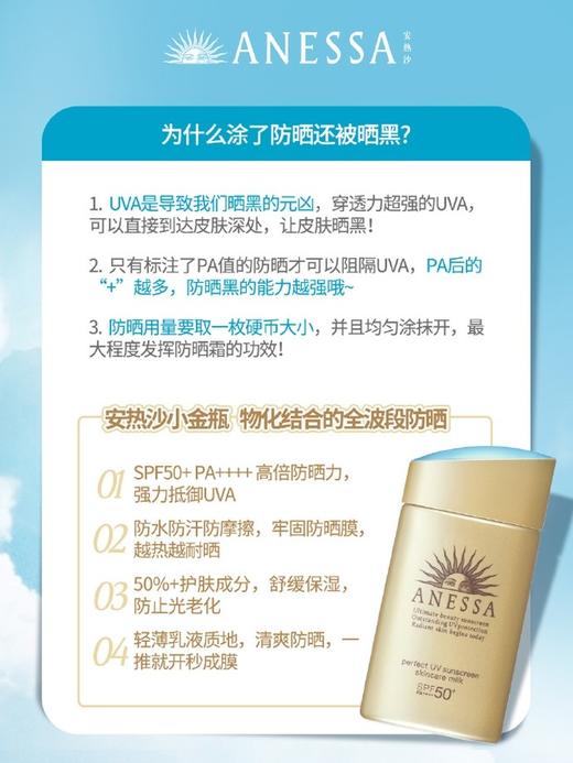 资生堂安热沙水能户外防晒乳SPF50+PA++++ 商品图2