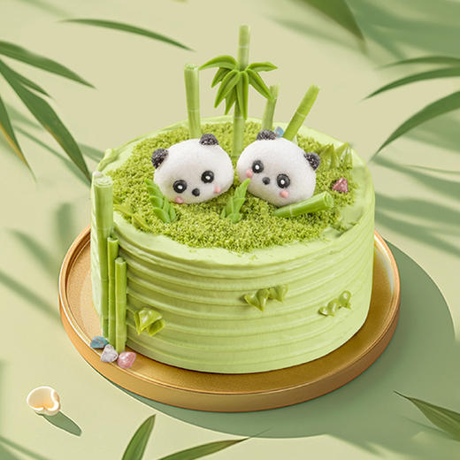 熊猫宝宝·开心果金煌芒蛋糕 | 旋木烘焙 商品图1