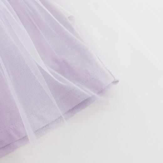 【马克珍妮 芦芙】女童泡泡袖网纱蛋糕连衣裙夏装新款裙子240831 商品图6