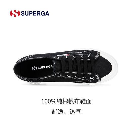 【纯棉帆布鞋面】SUPERGA 男女同款立体主义休闲帆布鞋S3123（35-44码可选） 商品图3