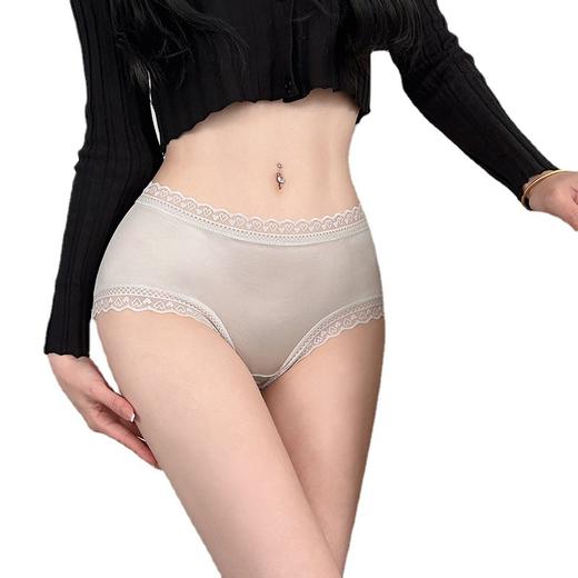 买1送1【日系甜美风！法系斩男款！双风格可选！】性感蕾丝绝对撩人！中腰包臀，冰丝般透气，舒适透肤；半透明的镂空裤头设计，性感中又不失优雅！ 商品图8