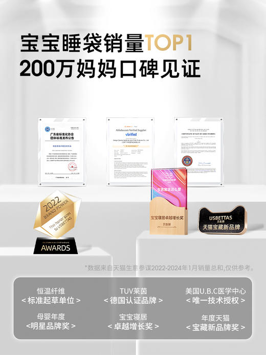 【贝肽斯超品日主推】贝肽斯【肽护】婴儿睡袋春秋款纱布桉树防蚊宝宝儿童分腿夏季薄款 商品图1