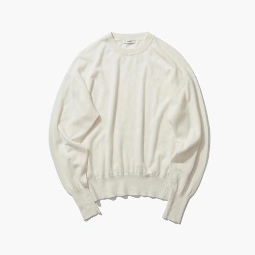 ATON CASHMERE SILK SPUN CREWNECK女装羊绒丝绸混纺针织套头毛衣 商品图4