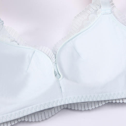 都市丽人自然舒适柔芯杯3D按摩杯内衣女蕾丝文胸AB杯适穿3/4杯无钢圈三排扣LB41C3 商品图8