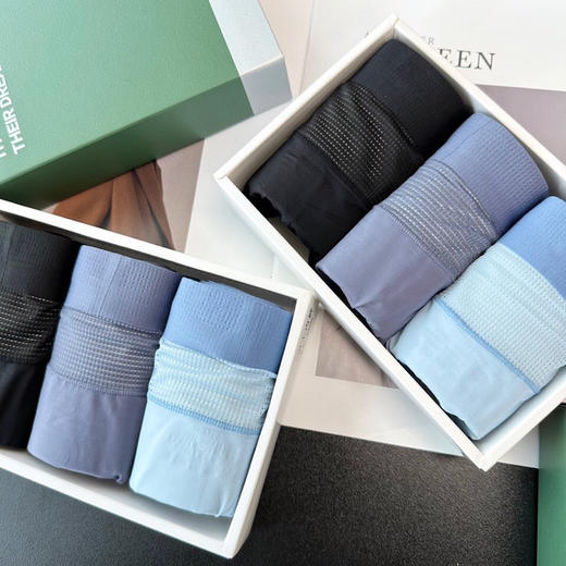 SUNJ00男士无痕冰蚕丝内裤 商品图1