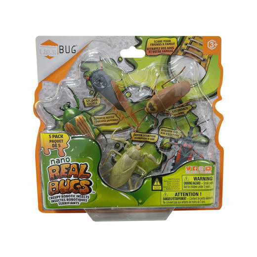 斯平马斯特Spin Master 赫宝纳诺虫系列-纳诺仿真虫5只装SPMC68148-6068919 商品图0