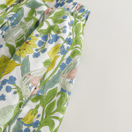 【马克珍妮 芦芙】女童花鸟童话花苞短裤儿童裤子夏装新款240575 商品图5