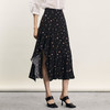 谜底花色半身裙2024夏款复古文艺亲肤不规则中长款半裙242MB0718 商品缩略图1