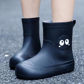 【韩版可爱怪兽卡通雨鞋】女防滑防水鞋外出加绒保暖雨靴学生户外水靴