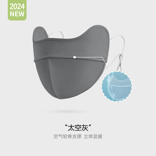 【小米专属】夏季薄款透气冰丝防晒口罩 UPF50+（2只） 商品图0