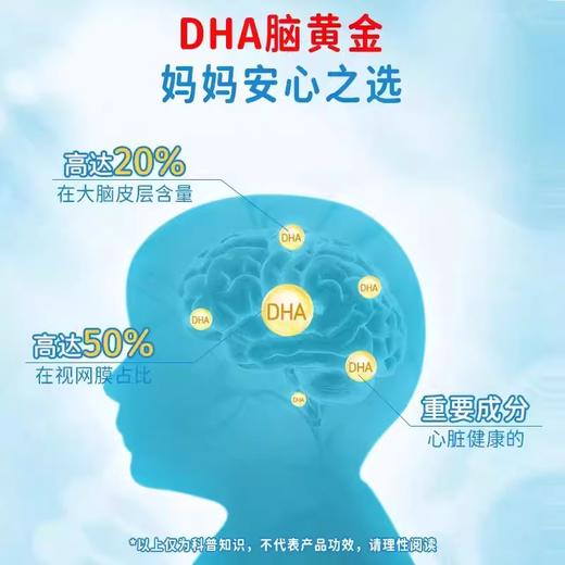 星鲨藻油DHA32粒/盒新西兰进口藻油DHA补大脑发育增记忆 商品图1