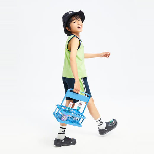 男童凉感SORONA圆领背心套装夏季新款安奈儿童装EB422108 商品图5