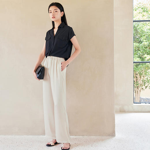 IN AND ON 凉爽丝滑飘逸云朵裤 52162 商品图2