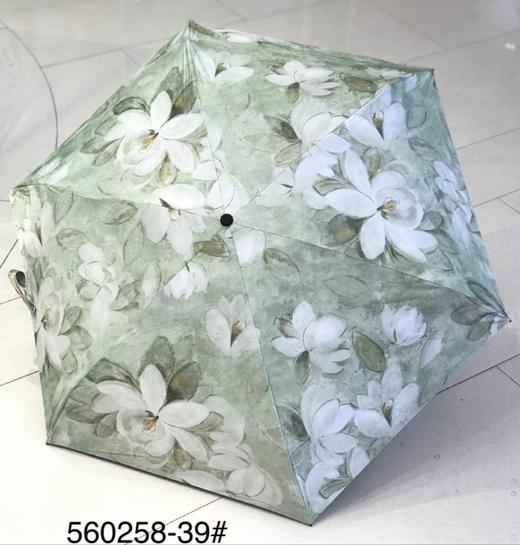 优品堂【雅致炫彩】五折黑胶防晒防紫外线伞 商品图7